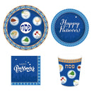 Muslim Festival Jewish Passover Disposable Tableware Paper Plates Cup Flag Balloons Home Party Favors Decoration Party Supplies