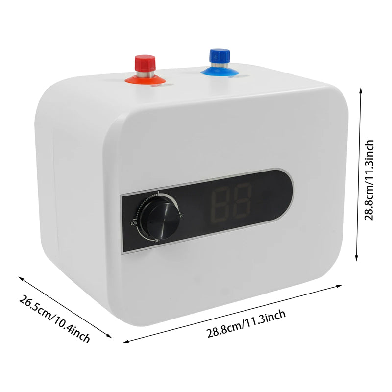 6/8L Water Heater, 1500W Water Heater, Electric Mini Tank Water Heater, Bathroom Kitchen Instant Electric Water Heater