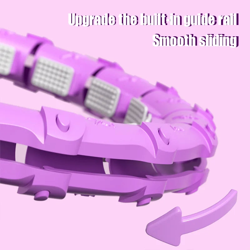 Adjustable Sports Hoop For Abdominal Thin Waist Detachable Massage Fitness Equipment Gym Home Training Weight Loss Exercise