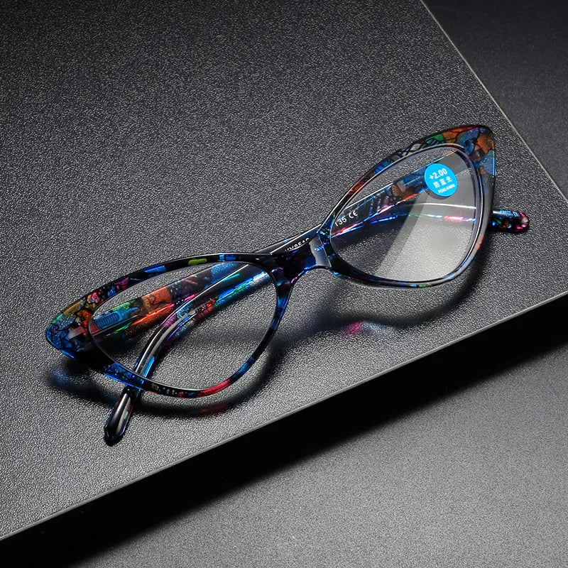 Fashion Women Cat Eye Reading glasses Men Presbyopic Anti blue light Eyewear Reading Eyeglasses