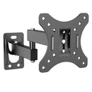 Full Motion TV Monitor Wall Mount Bracket Articulating Arms Swivel Tilt Extension Rotation for Most 10-32 Inch Flat Curved TVs