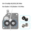 CR K1C Extruder K1 Gear All Metal Filament Drive Gear for Creality K1 Max Extruder Nickel Plated DLC Coating High Hardness Wear