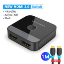 Vention HDMI Switcher 8K Bi-Direction 2.1 HDMI Switch 1x2/2x1 Adapter 2 in 1 Out Converter for PS4/5 Xiaomi TV Box HDMI Splitter