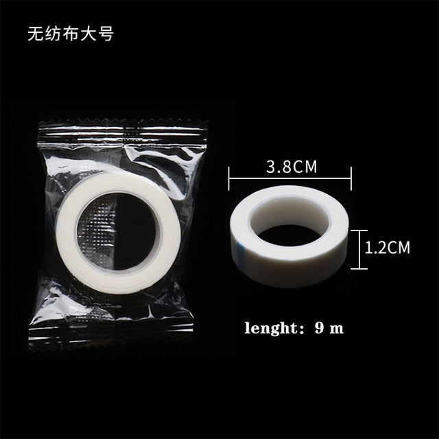 24 pcs/box Eyelash Extension Lint Free Eye Pads White Tape Under Eye Pads Paper For False Eyelash Non-woven tape Make Up Tools