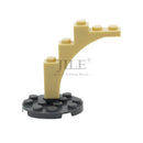 20pcs Moc Brick Arch 1x5x4 Continuous Bow 2339 DIY Classic Building Blocks Compatible branch for tree Assembles Particles
