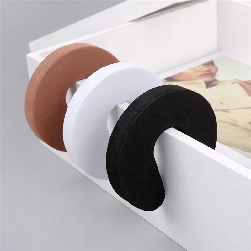 2PCS Safety Door Stopper EVA Anti-pinch Door Block for Newborn Furniture Protection Card Door Stopper Security Foam Door Stopper