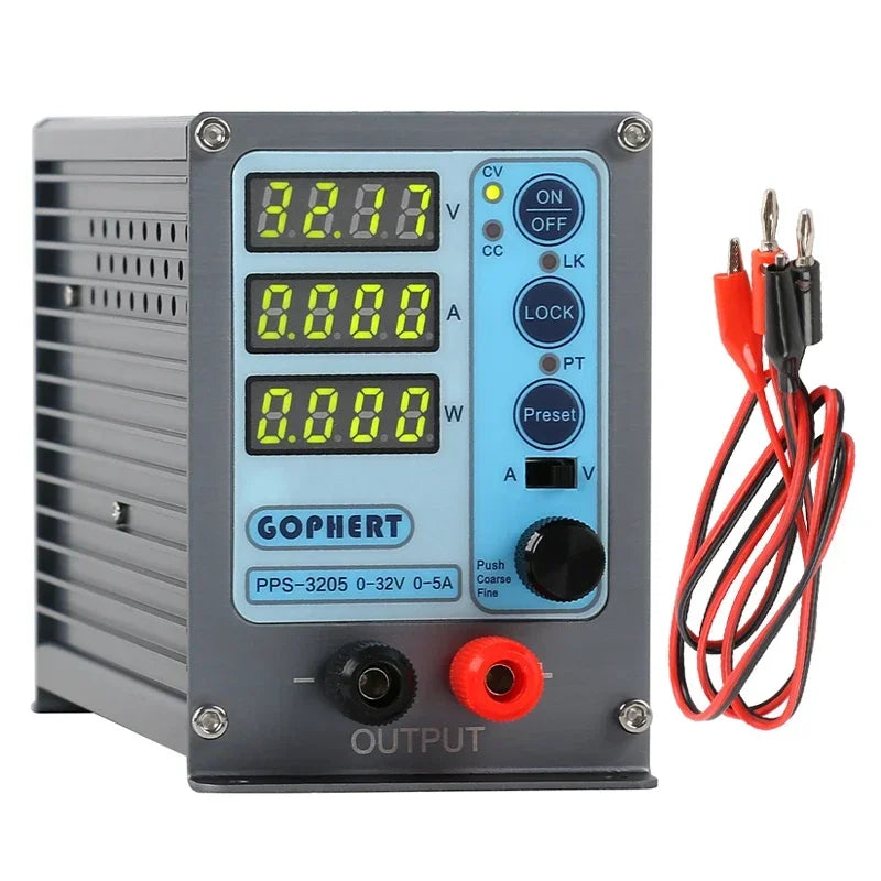 NPS-1601 New Version Laboratory DIY Adjustable Digital Mini Switch DC Power Supply WATT With Lock Function 32V 16V 60V 5A 10A 3A