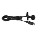 Mini USB Omni-Directional Stereo Mic  Professional 1.5M Microphone with Collar Clip for Gopro Hero 3 3+ 4