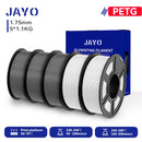 JAYO 5 Rolls 3D PETG / High Speed Matte PETG 3D Filament 1.75mm 30mm/s - 600mm/s Print Range PETG 3D Printer Filament for 3D