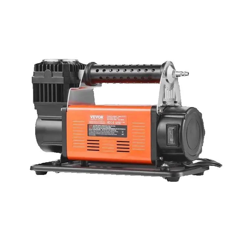 SucceBuy 12V Portable Tire Inflator 7.06CFM Heavy Duty Air Compressor 150PSI Offroad Air Pump with Adapters for Car SUV RV Truck