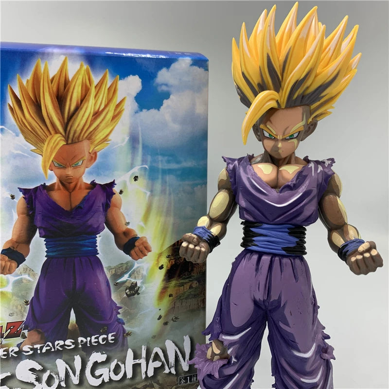 FigureCrazy Anime Dragon Ball Z Figure Gohan Super Saiyan Comics Ver. PVC Action Figure DBZ Gohan Goku Fighting Cell Model Toy 2