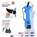 16.8V Cordless Pruner Lithium-ion Pruning Shear Efficient Electric Scissors Bonsai Electric Tree Branches  garden tools SC-8603