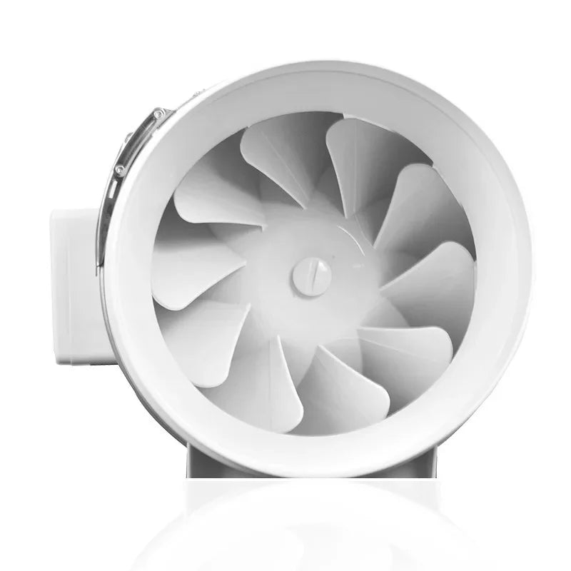 4"5"6" Electric Exhaust Fan Silent Pipe Duct Fan Bathroom Extractor Ventilation Kitchen Toilet Wall Air Cleaning Window Fan