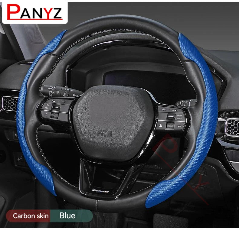 Car Suede Steering Wheel Cover Summer Sweat-absorbin For  Chevrolet Spark Silverado Trailblazer Cruze Captiva Lacetti Aveo