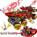 Compatible Bricks Sets Ninja Series Building Blocks Land Bounty Destiny's Bounty Children's Holiday Gift Assembling Toys