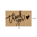 50Pcs Kraft Thank You Cards Small Business Supplies for Boutique Shops Thank You For Shopping Cards
