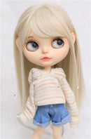 Blythe Little Doll Wig, Straight Hair Collection, Just Wigs Without A Head Shell, High-temperature Silk