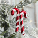 2pcs Christmas Decorations Santa Claus Snowman Ice Cream Christmas Tree Hanging Pendant Noel Natale Xmas Gift New Year Ornaments