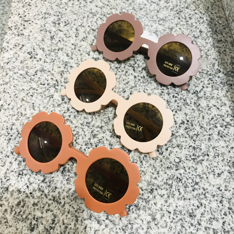 2023 new cute children's frosted glasses  color series baby sunglasses