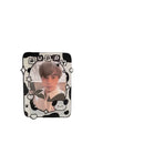 Kawaii Photocard Holder Lovely Cartoon Puppy Acrylic Display Standing Idol Kpop Family Friend Photo Holder Student Supplies