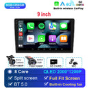 Android 14 For Univers Car Radio 2 Din Apple Carplay Automotive Multimedia Player GPS Android Auto IPS Screen RDS DSP Car Stereo