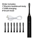 Sonic Electric Toothbrush IPX7 Waterproof Oral Care Whitening Tooth Brush Rechargeable Automatic Adult Powerful Smart Toothbrush