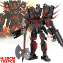 MOC Skibidi Toilet Action Figure Building Blocks Titan Clock Man upgrade 4.0 Bricks DlY Toys For Kid Christmas Birthday Gifts