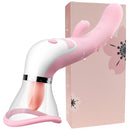 Heated Sucking Dildo Vibrator Oral Sex Tongue Vibrator Nipple Suction Cup Oral Licking Clit Vagina Stimulator Adult Sex Toy