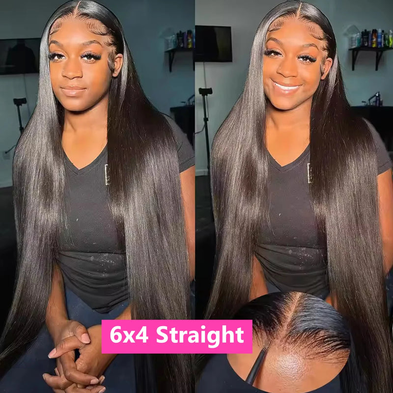 Bling Hair Brazilian Straight 13x4 Transparent Lace Front Human Hair Wigs For Black Women 13x6 Lace Frontal Wig Pre Plucked
