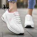 Fashion Women Running Shoes Breathable Casual Leather Outdoor Light Weight Sports Shoes Walking Sneakers Vulcanized Shoes Female