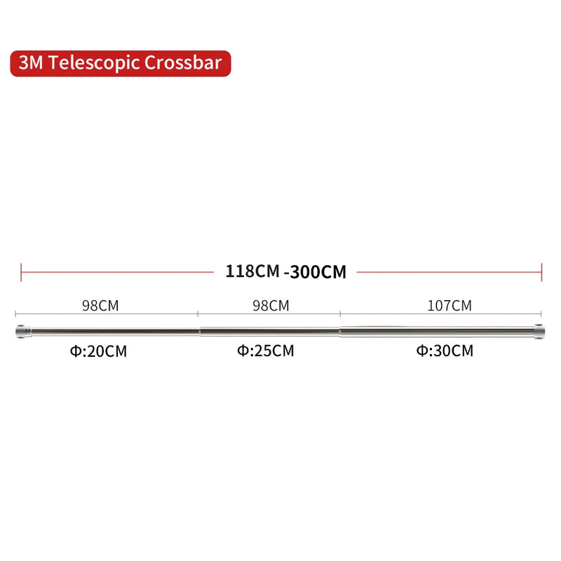 Telescopic Crossbar Universal Photo Background Support System Kit Adjust Height Backdrop Stand for Photography Photo Studio Boom