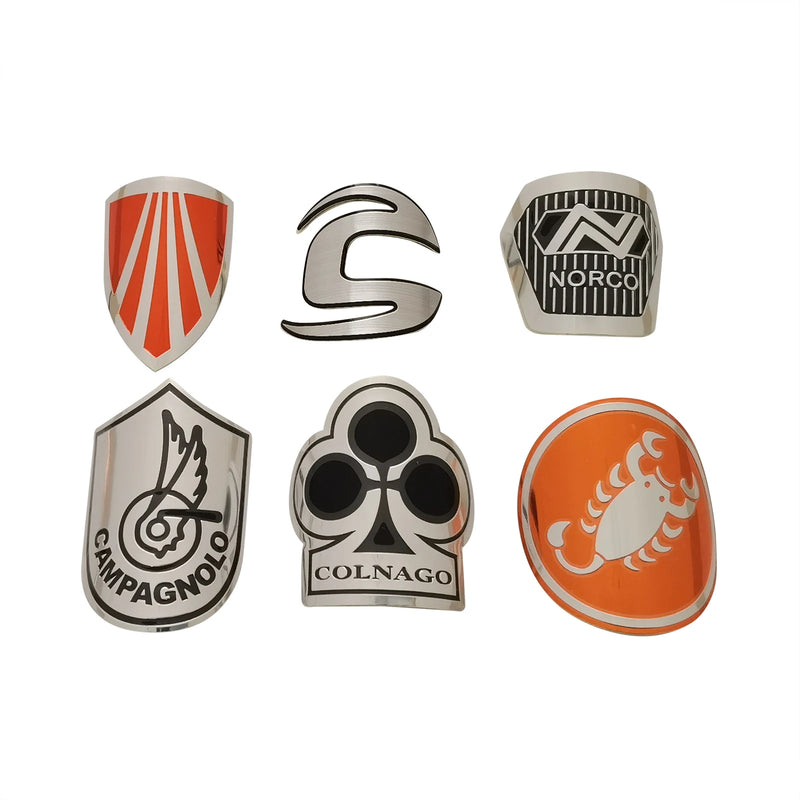 Bicycle Badges Soft Aluminum BMX Labels Cycling Accessories DIY Retrofit Decorative Signs