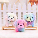 Electric Toy Puppy Rabbit Holiday Gift Can Walk and Wag Tail Children's Men's and Women's Plush Toy Christmas Easter New Year
