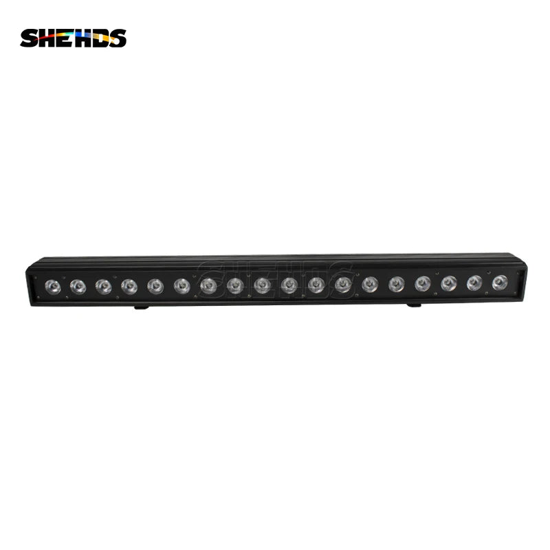 SHEHDS 1/2/4pcs LED 18x18W Wash Wall Floodlight DMX512  Flood Down Lighting for Dj Disco Wedding Christmas Lights Audience