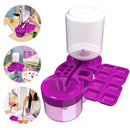 Paint Brush Cleaner Washer Multifunction Painting Brush Basin Holder and Organizer width Tray Palette Lid Cleaning Bucket Art To