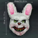 Halloween Horror Bloody Head Cover Mask Rabbit Bear Cosplay Mask Carnival Costume Headgear Props Handmade Party Decoration