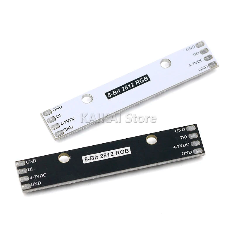 8 channel WS2812 WS2812B WS 2811 5050 RGB LED Lamp Panel Module 5V 8-Bit Rainbow LED Precise