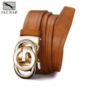 Men's Belt Metal G-Buckle PU Leather Belt High Quality Belts for Women Luxury Designer Brand Men's Black Belt