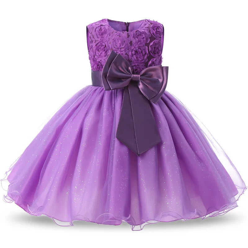 Girl Dress New Year Costume Kid Dresses Girls Clothes Party Princess Vestidos 5 6 7 8 Year Birthday Dress Christmas Baptism