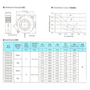 3D Printer Fan 5015/4020 Cooling Turbine Fan 5V 12V 24V Ultra-quiet Oil Bearing about 7500 RPM Turbo Mini Fan For 3D Printer