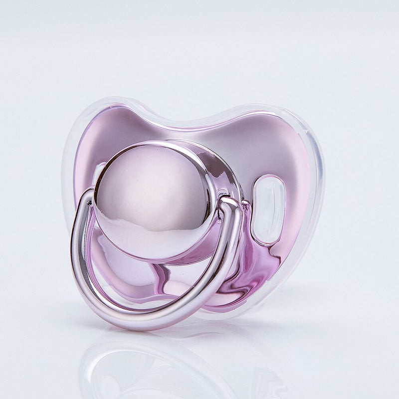MIYOCAR Metallic color pacifier dummy BPA free unique gift for new born baby shower