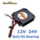1 Pcs 3D Printer Blower Cooling Fan 4010 12/24V With Ball or Oil bearing 40x40x10mm Turbo Blower Fan Radiator 3D Printer Parts