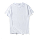 2022 Unisex Custom LOGO Printing Personalized Men's  Harajuku Solid Color Text Photos Clothing Ads Pure Cotton T-shirt