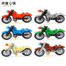 MOC Military Motorcycle Germany Tool Car Army Figures Vehicle Christmas Gift Toys For Kids Education Militaries Building Blocks