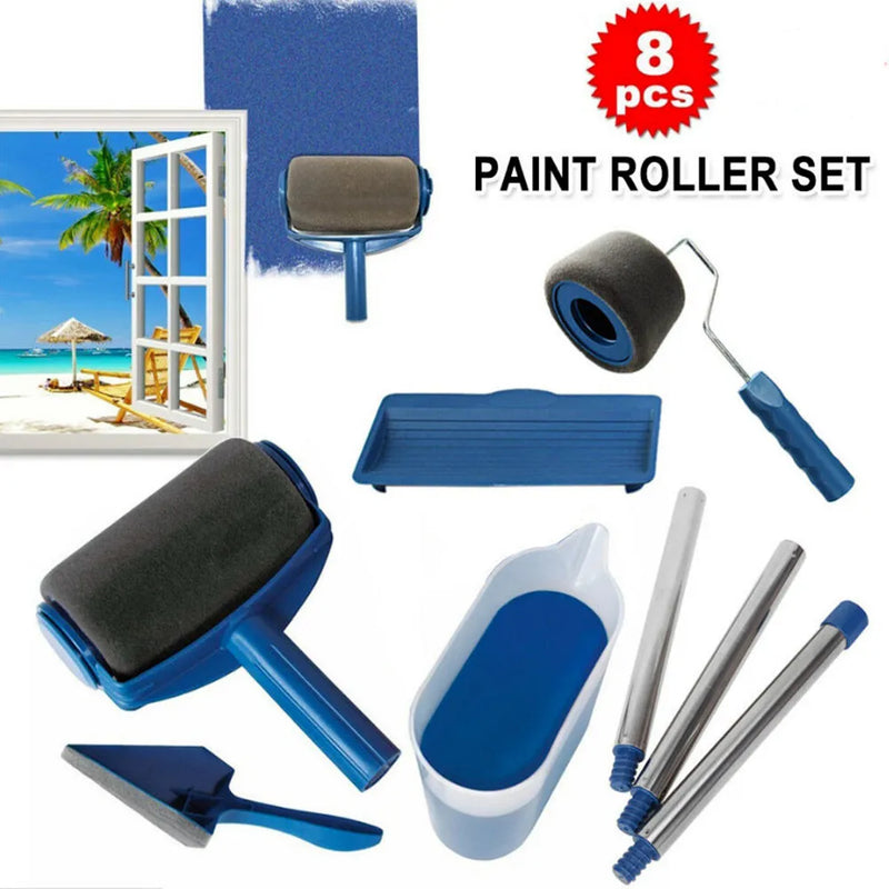 Multifunction paint runner sez-roller, Pro Kit, corner brush, office wall decor, DIY