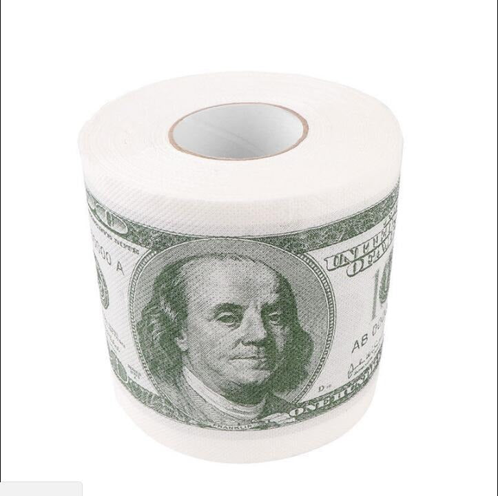 USA SELLER $100 Dollar Bill Money Toilet Paper Funny Humor Gift BRAND NEW
