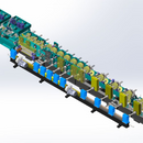 MÁQUINA FORMADORA DE ROLLOS AUTOMÁTICA DE CORREAS CZ DE 4,5 MM FX450