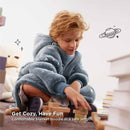 Bedsure Glow-In-The-Dark Blanket Hoodie für Kinder – Space