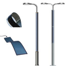 LED-Solar-Gartenleuchte mit flexiblem Solarpanel-Solarwickelmast 2FSG050