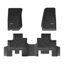 Tapetes para todo clima para Jeep Wrangler JK 2013-2018, 1ra y 2da fila (solo 4 puertas)